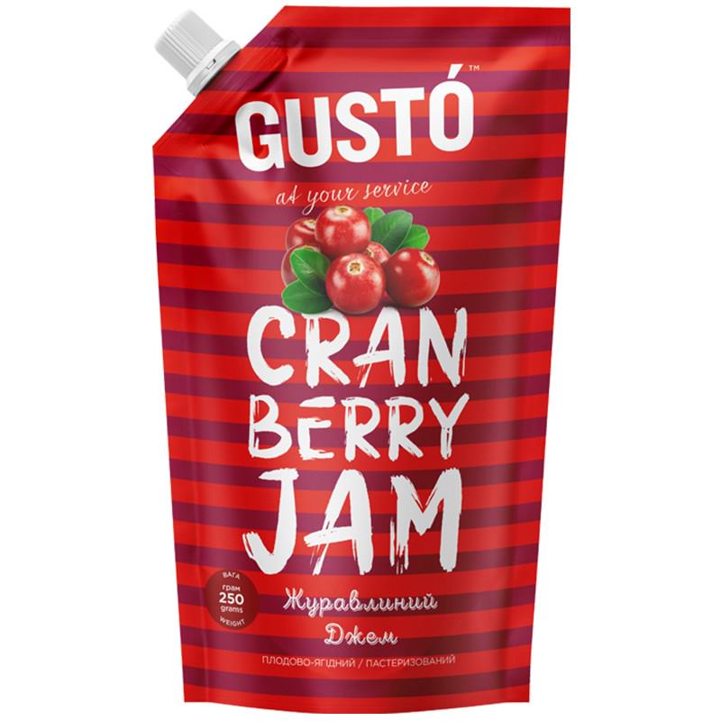 Джем Gusto Журавлина 0,250 г дой-пак