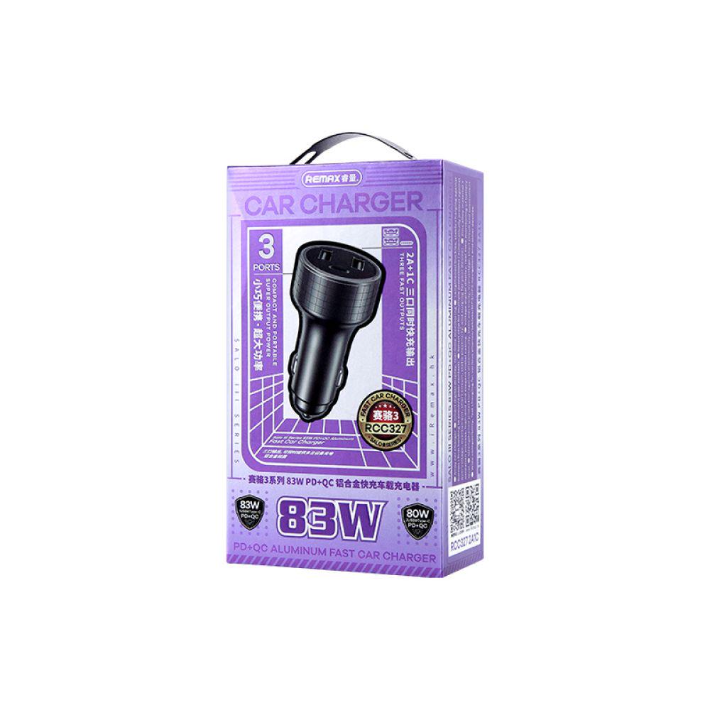 Зарядний пристрій автомобільний Remax RCC327 83W PD+QC (27721496) - фото 2 Зарядний пристрій автомобільний Remax RCC327 83W PD+QC (27721496) - фото 2