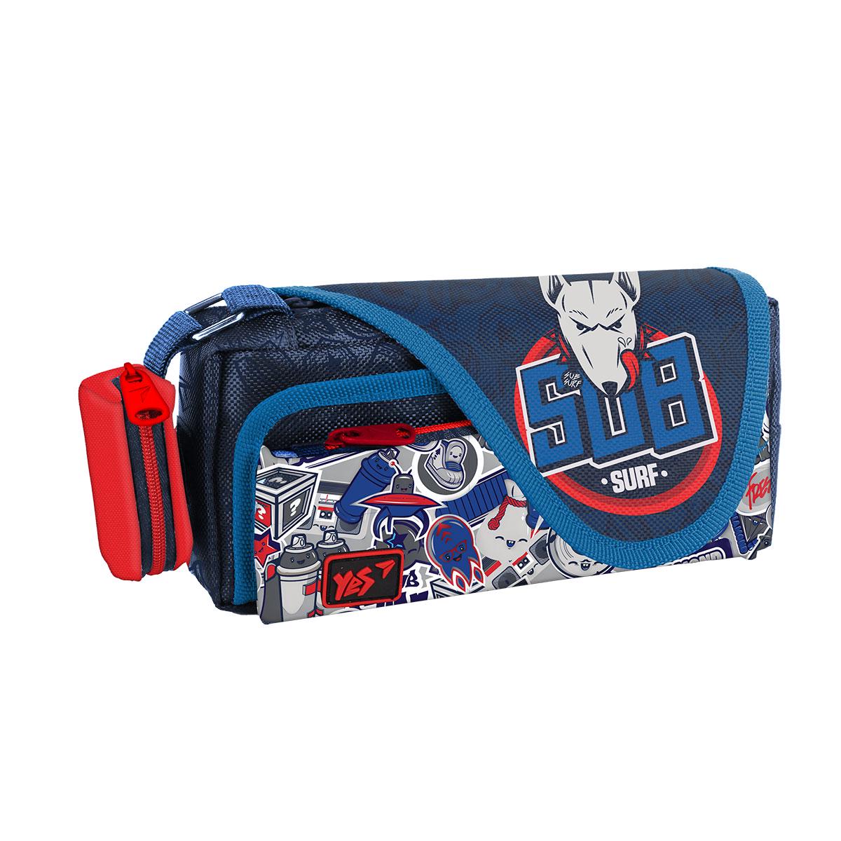 Пенал YES PH-3-2 SubSurf (533203)