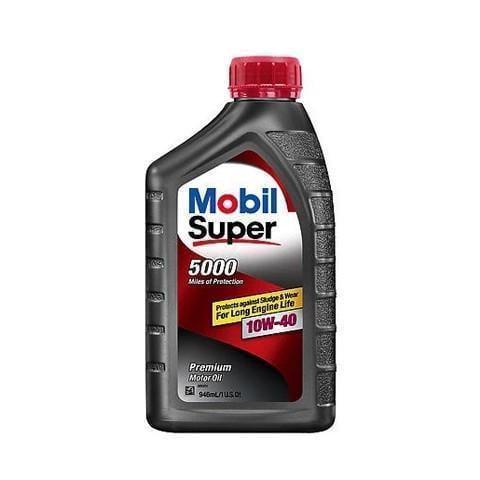 Моторное масло Mobil Super 5000 10W-40 0,946 л (98LM11)