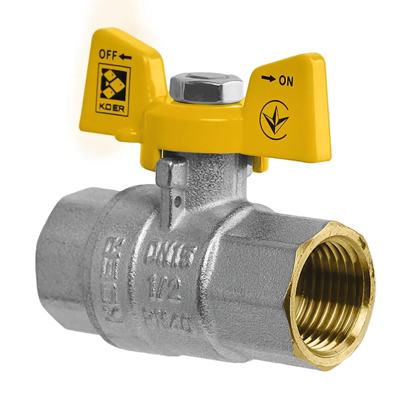 Кран шаровой Koer KG.207 - 3/4" FF ГГБ газ (KR4959)