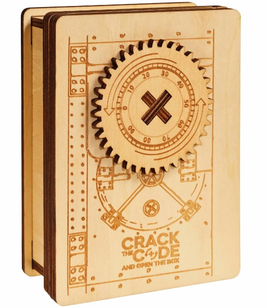 Головоломка дерев'яна квест-бокс Safe Secret Escape Box Сейф