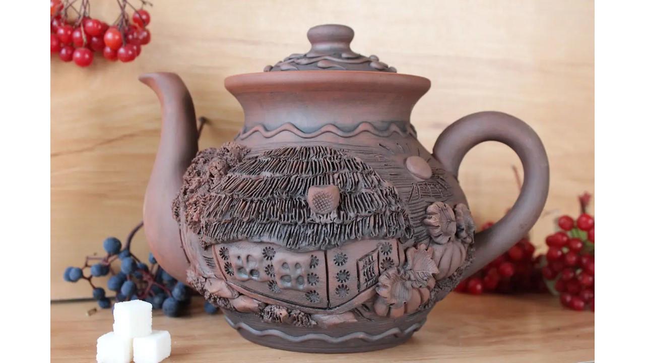 Чайник Село 1 л (1646381647) - фото 2 Чайник Село 1 л (1646381647) - фото 2