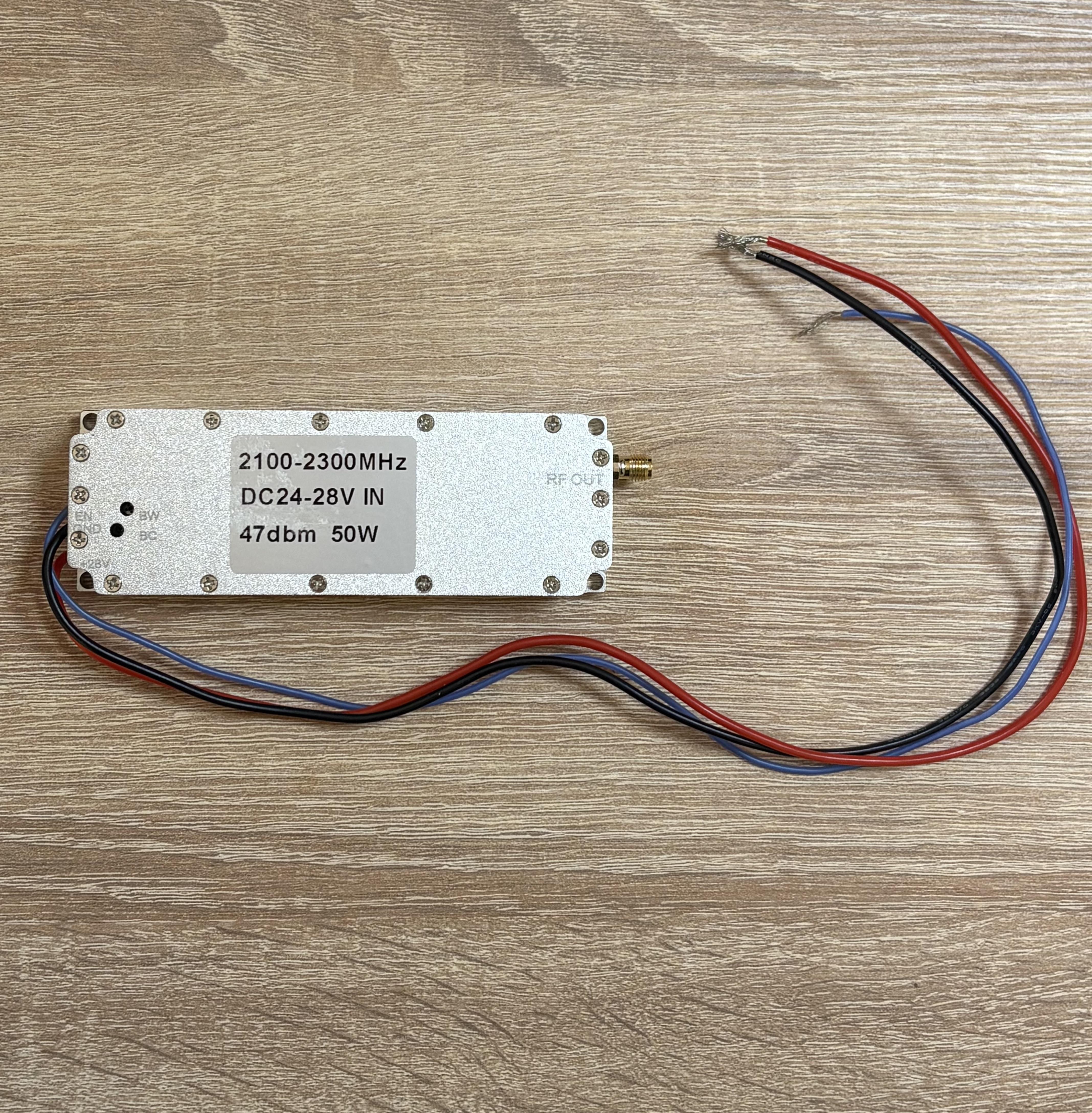 Усилительный модуль РЕБ GaN Anti Drone YNX-2.2G 2100-2300Mhz 50W с циркулятором на GaN транзисторе (00-00028489)