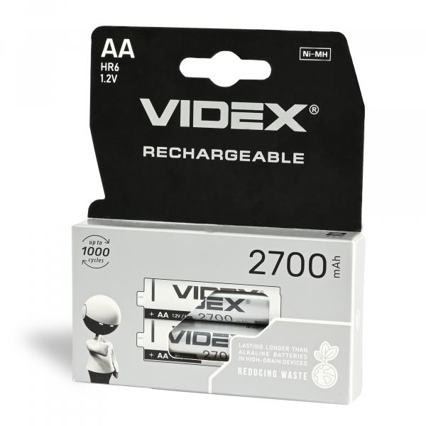Акумулятори Videx 2 шт. HR6/AA 2700 mAh