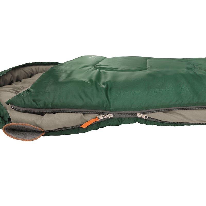 Спальный мешок Easy Camp Cosmos 12/8°C 190 см Left Zip Green (240150) - фото 3