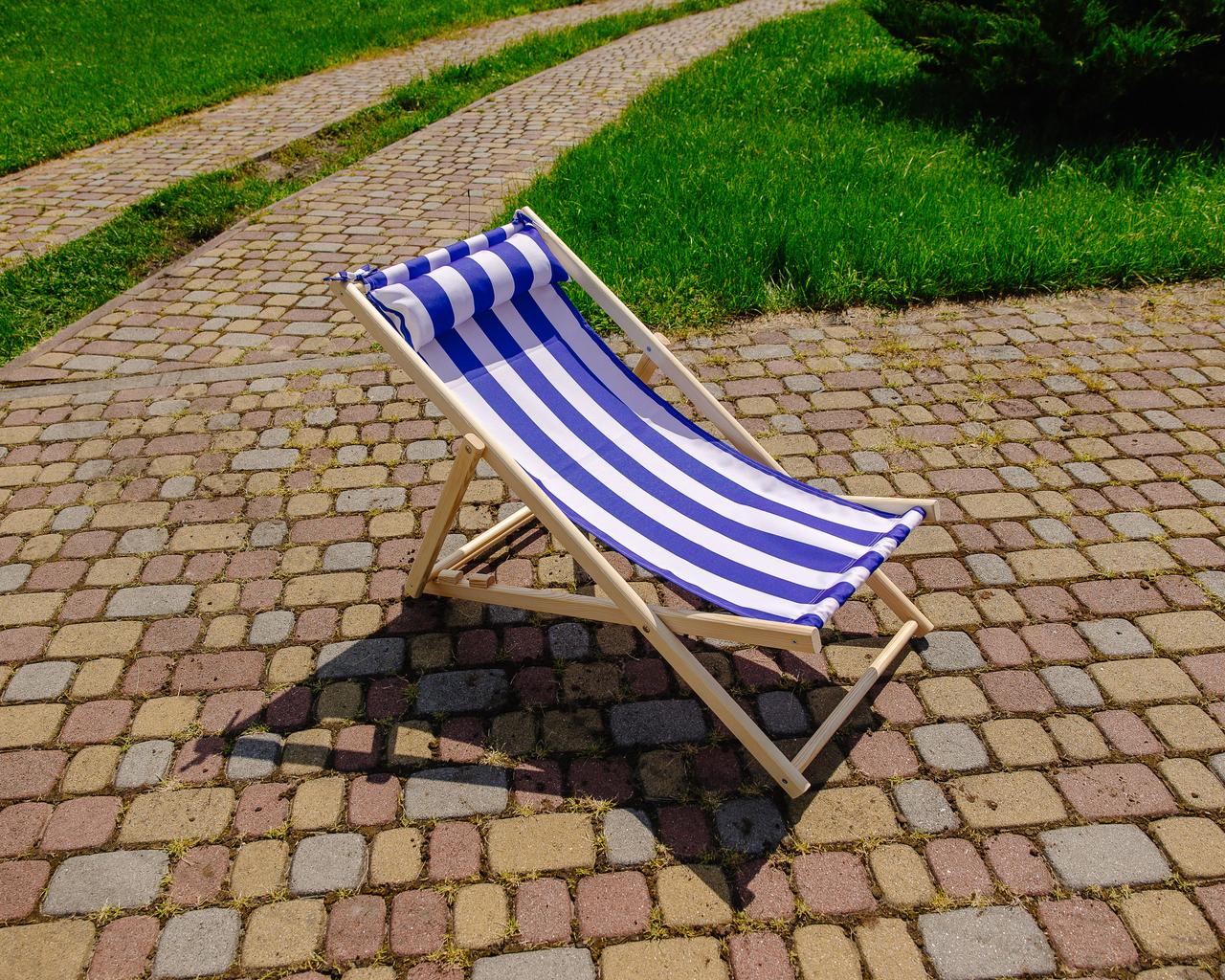 Шезлонг для дачи тканевый XRmaster с подушкой Голубой (КШ-003/1) - фото 6 Шезлонг для дачи тканевый XRmaster с подушкой Голубой (КШ-003/1) - фото 6