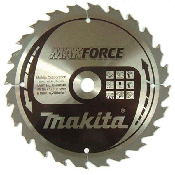 Диск пильный по дереву Makita Makforce 185х15,88 мм 24T