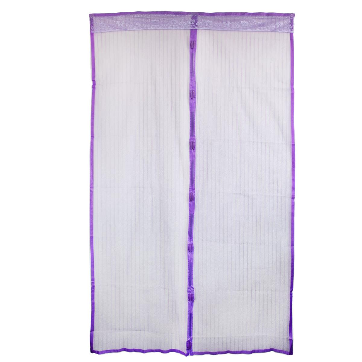 Москитная сетка на магнитах 120х208 см Фиолетовый (1008653-Violet)