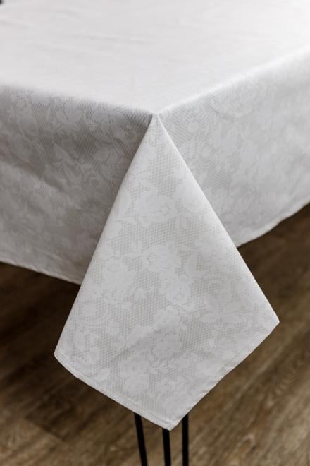 Скатерть Simfoni Кружево на белом 180x136 см (33551)
