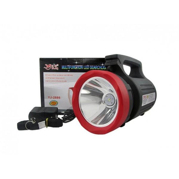 Фонарь аккумуляторный ручной Luxury YJ-2886 5 W Powerbank 5500 Mah с выходами под лампочки