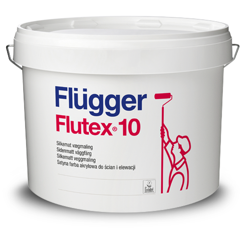 Краска латексная акриловая Flugger Flutex 10 Base 3 9,1 л (2303427865)