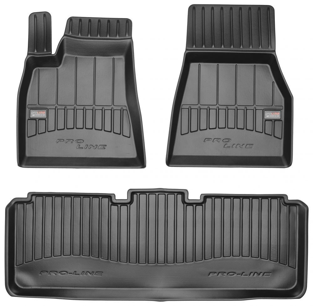 3D коврики в салон Frogum Proline Tesla S 2012- (3D408623)