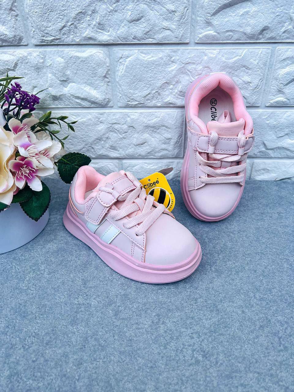 Кросівки для дівчинки Clibee 1706 р. 29 17,7 см Рожевий (1706-3)