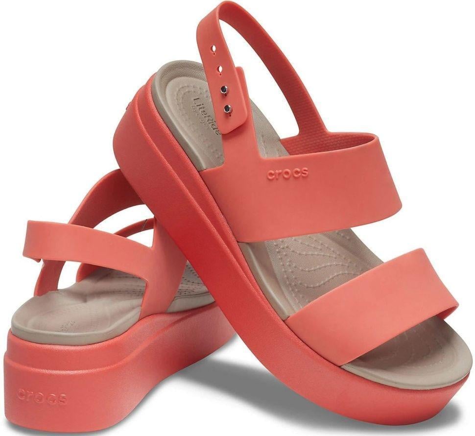 Сандалії жіночі Crocs Brooklyn low wedge Red/Brown р. 42-43 Червоний (24094) Сандалії жіночі Crocs Brooklyn low wedge Red/Brown р. 42-43 Червоний (24094)