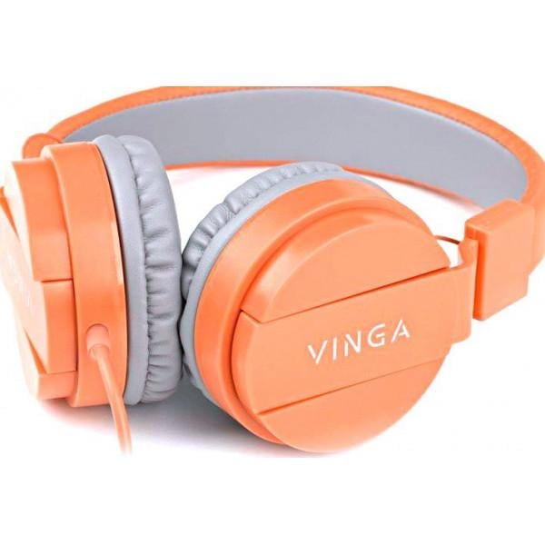 Наушники Vinga HSM035 Orange New Mobile - фото 6