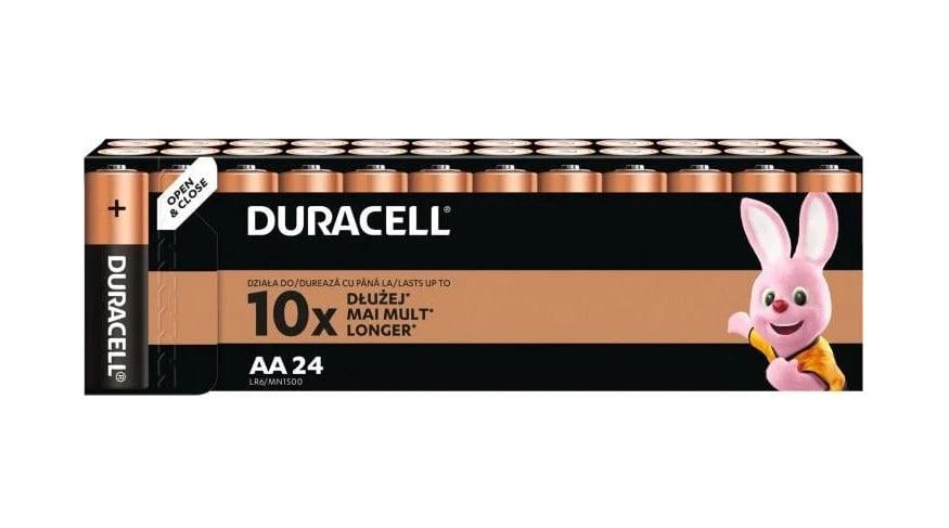 Батарейки лужні Duracell AA/LR06 MN1500 24 шт.