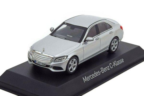 Модель автомобіля Norev 1:43 Mercedes-Benz C-Class W205 Limousine Elegance Silver (351321) - фото 2