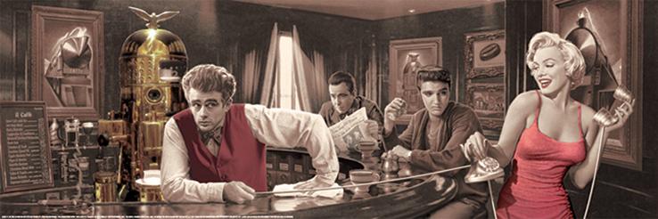 Постер плакат Java Dreams Chris Consani 30x91,5 см