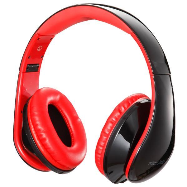 Наушники с микрофоном Microlab K360 108 дБ 3,5 мм mini-jack 1,3 м Black/Red (564087)
