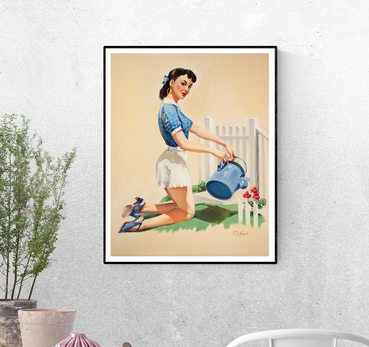 Постер Садовница. T.J. Kuck формат А-3 (pin_up010195_Poster)