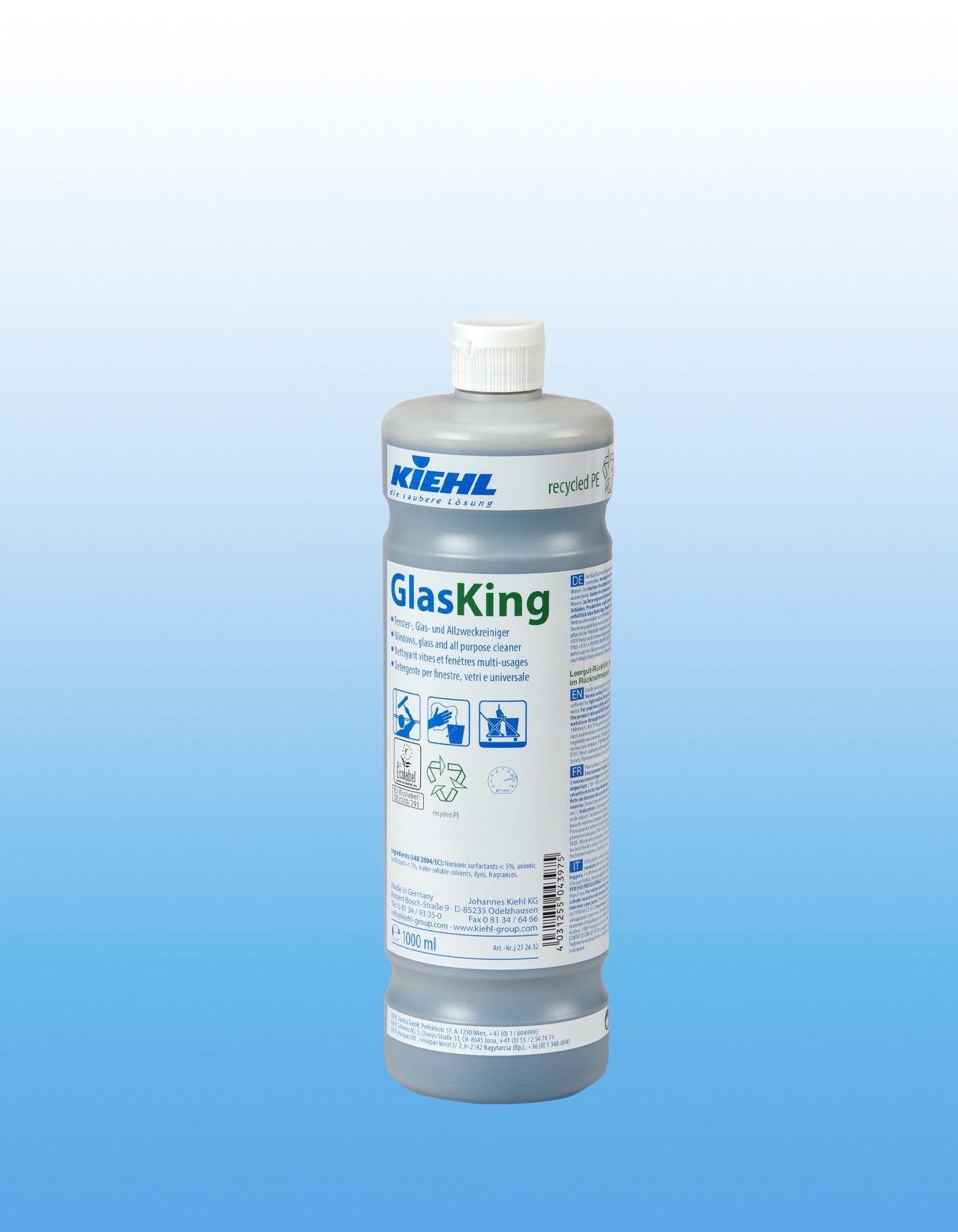 Средство GlasKing для мытья окон/стекол и универсальное средство для чистки 1 л - фото 2