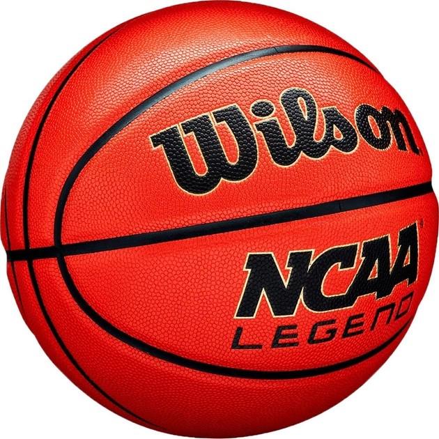 М'яч баскетбольний Wilson NCAA LEGEND BSKT р. 7 Orange (WZ2007601XB7) - фото 2 М'яч баскетбольний Wilson NCAA LEGEND BSKT р. 7 Orange (WZ2007601XB7) - фото 2