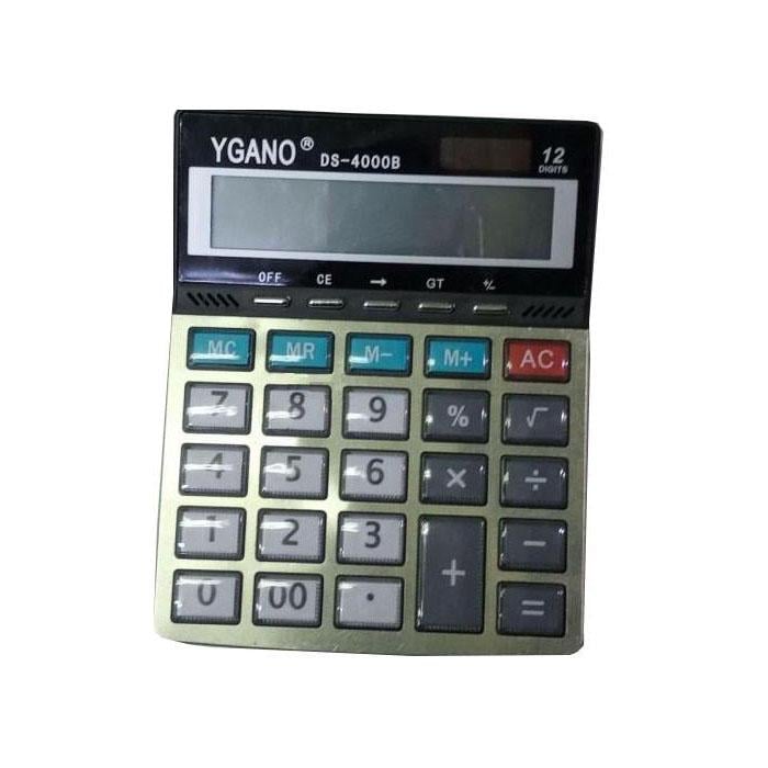 Калькулятор YGANO DS-4000B з прозорими кнопками (4826048)