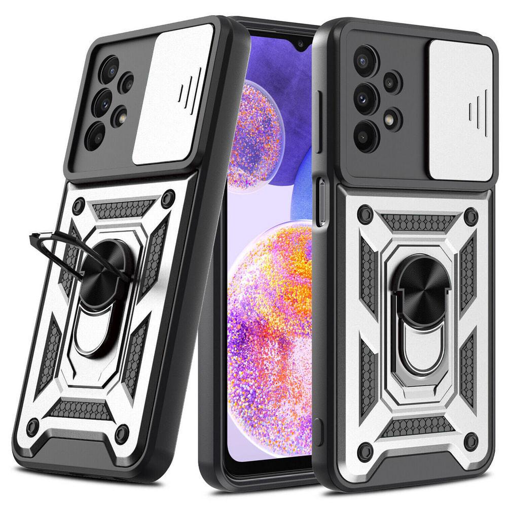 Чехол с защитой камеры 3DGuard Samsung Galaxy A23 A235 Silver (32476-59)
