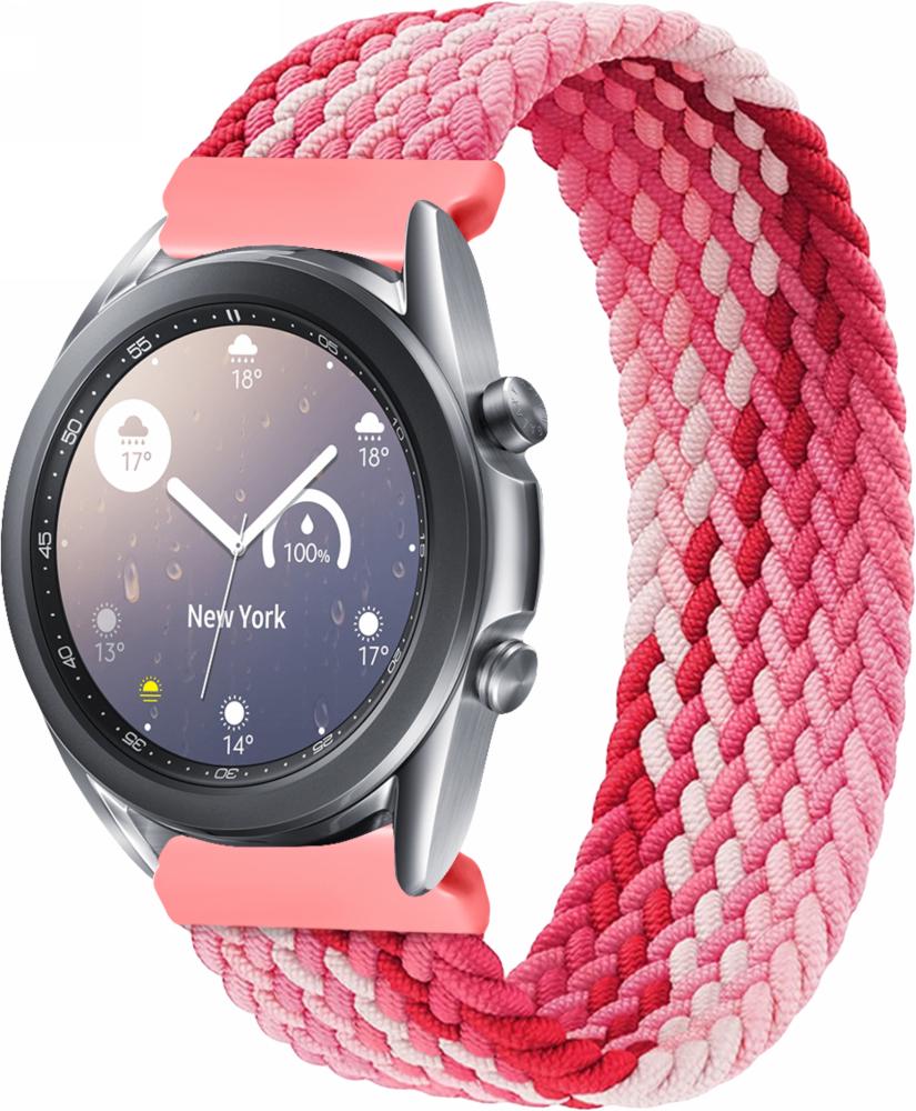 Ремешок Solo Loop Multi для Galaxy Watch 3 41 мм (135 мм) Pink/White (25170-52)