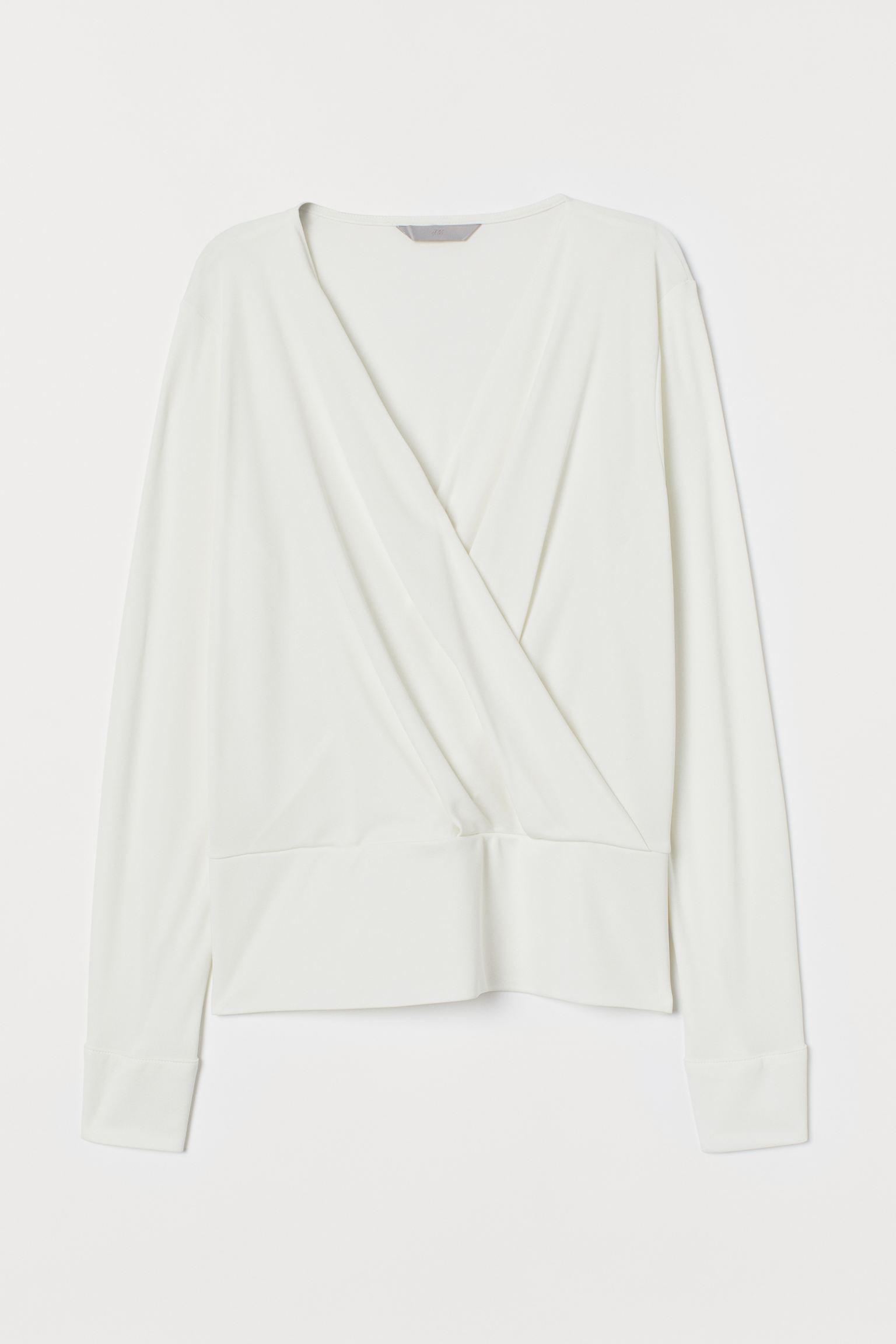 Блуза H&M S Білий (27057711310)