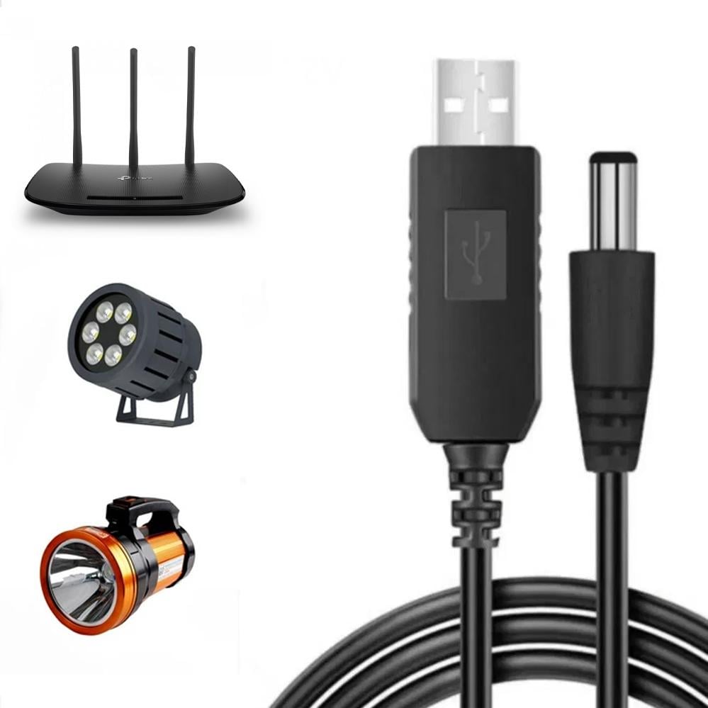 Кабель-переходник USB для роутера от Power Bank 12V Черный (107.251) - фото 3 Кабель-переходник USB для роутера от Power Bank 12V Черный (107.251) - фото 3