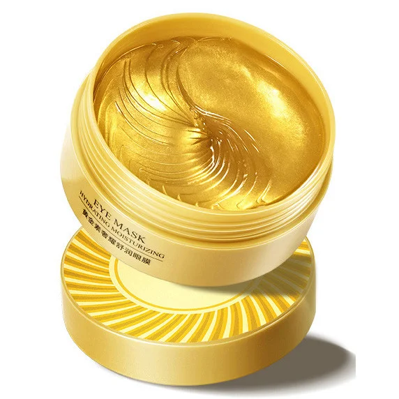 Патчи гидрогелевые под глаза BIOAQUA Hydrating Moisturizing Eye Mask с золотом 60 шт. (15387-01)