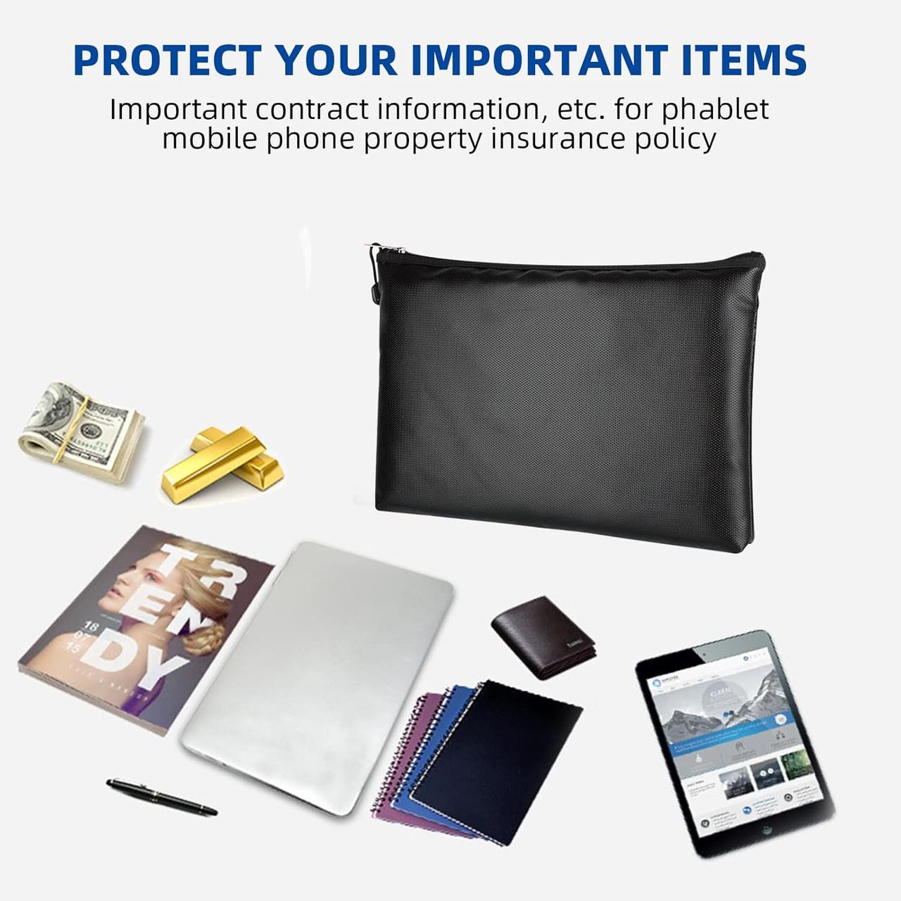 Папка-сумка для документов огнеупорная и водонепроницаемая - фото 7