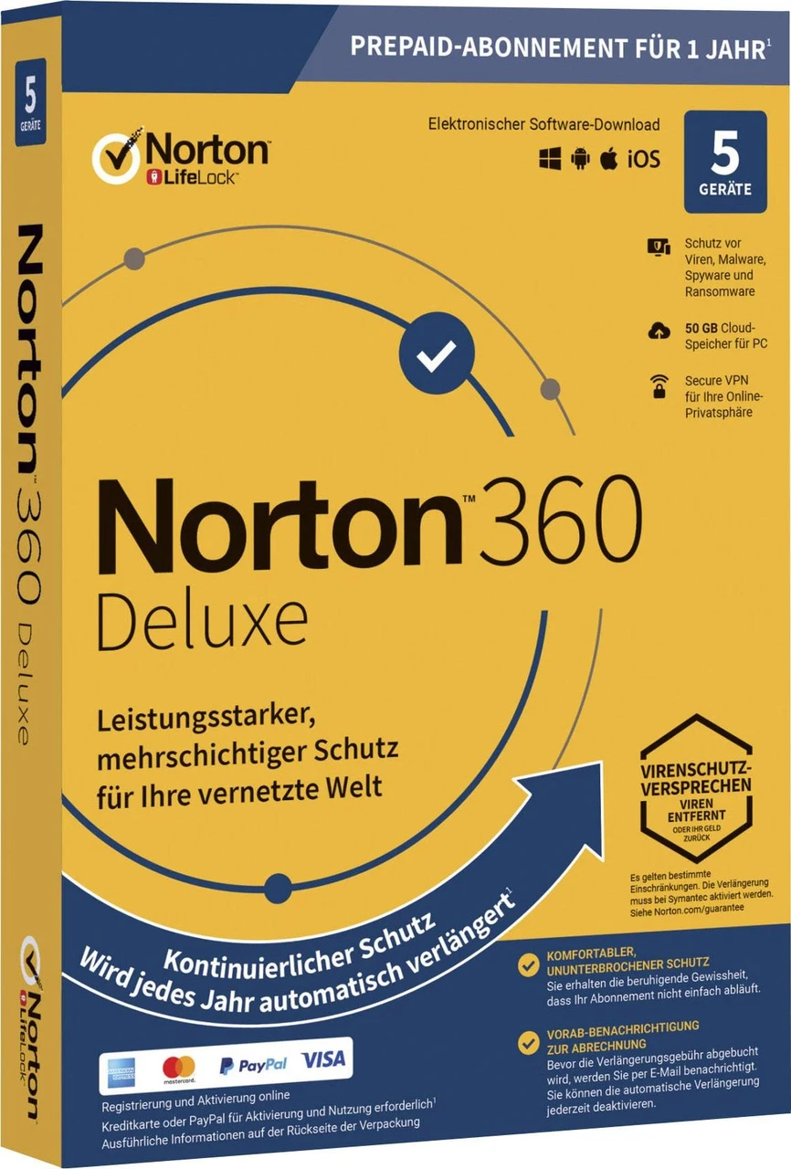Официальный ключ Norton 360 Deluxe 5 devices 1 год (2568043854) Официальный ключ Norton 360 Deluxe 5 devices 1 год (2568043854)
