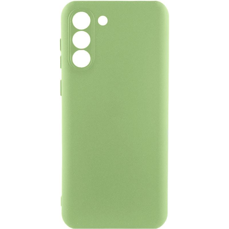 Противоударный чехол Silicone Cover Lakshmi Full Camera (A) для Samsung Galaxy S21 FE Зеленый / Pistachio
