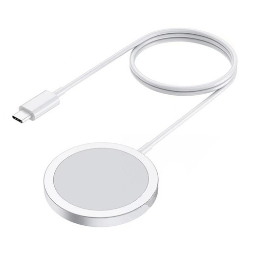 Зарядное устройство беспроводное MagSafe Charger 15 Вт A2140 White (10060944) Зарядное устройство беспроводное MagSafe Charger 15 Вт A2140 White (10060944)