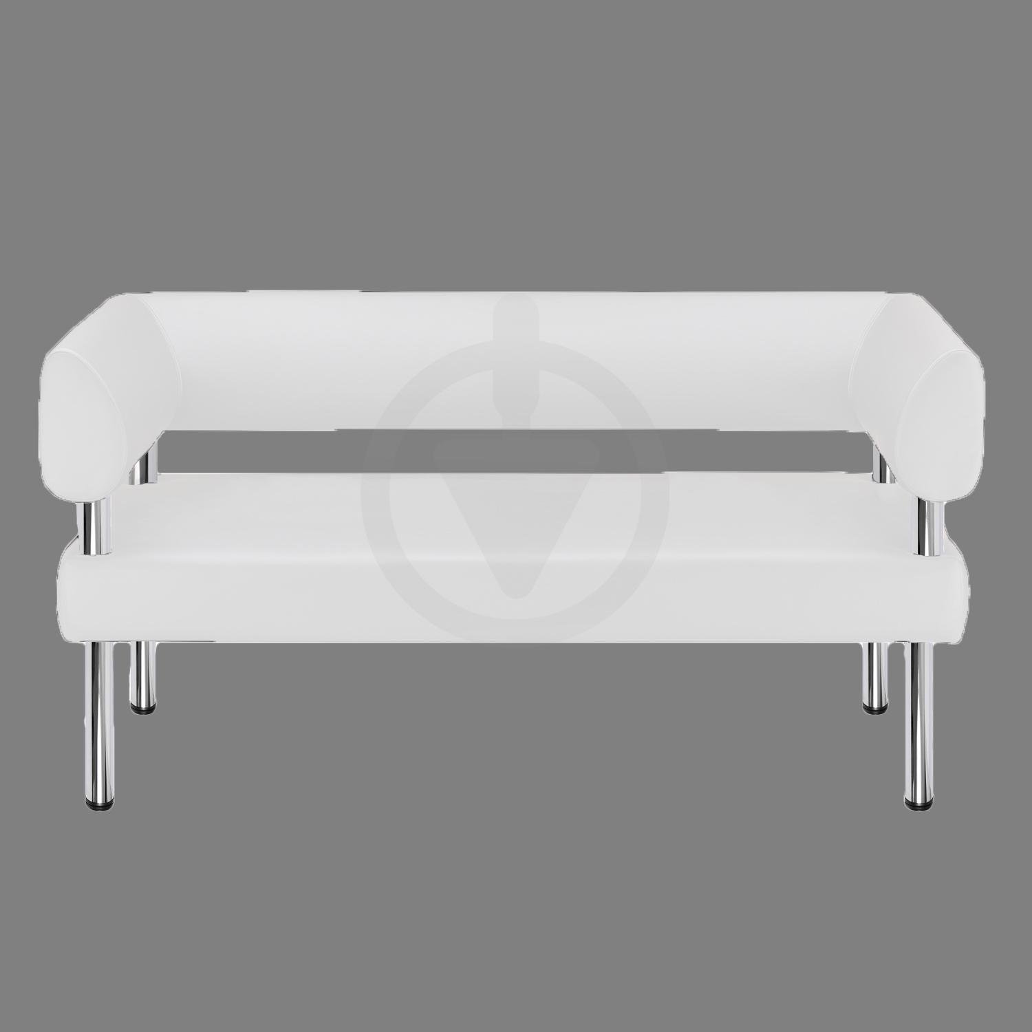 Диван офисный AVVS tech с подлокотниками для ожидания/приемной 100 см Белый (podlokotnik-75x100-white) - фото 2