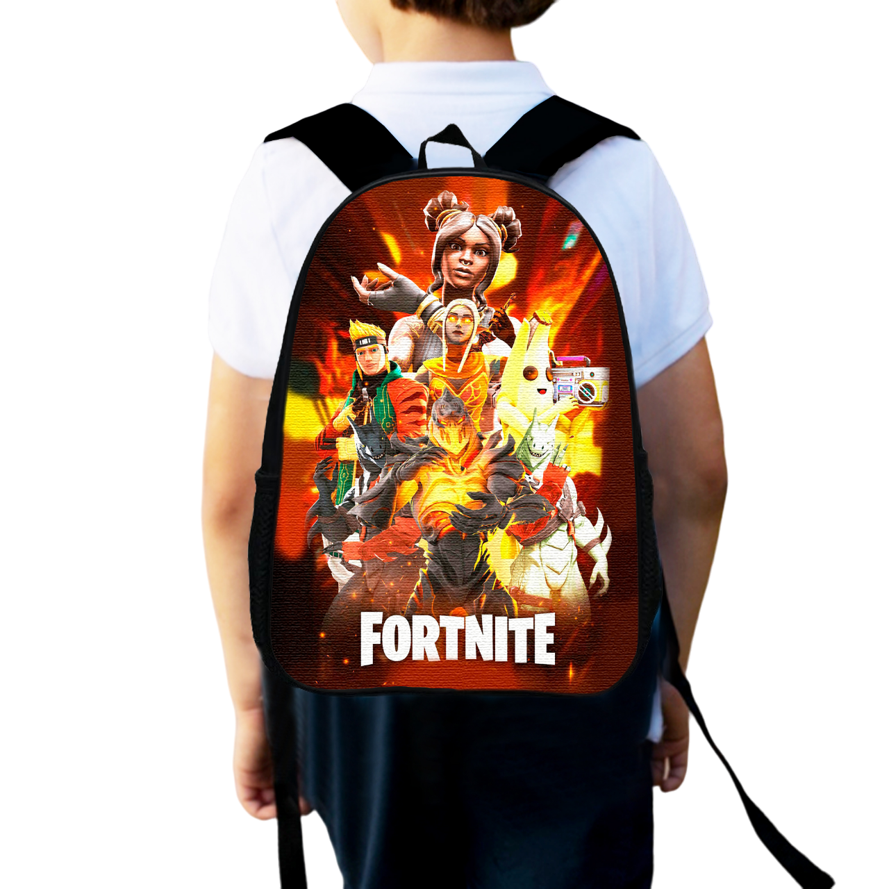 Школьный рюкзак детский Fortnite для мальчика 34х27 см (0118)
