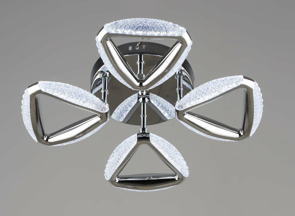 Люстра светодиодная акриловая B YH1302/4 CH 24W (45187) Люстра светодиодная акриловая B YH1302/4 CH 24W (45187)