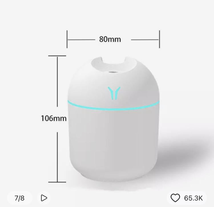Увлажнитель воздуха портативный Белый (1765470303) - фото 7