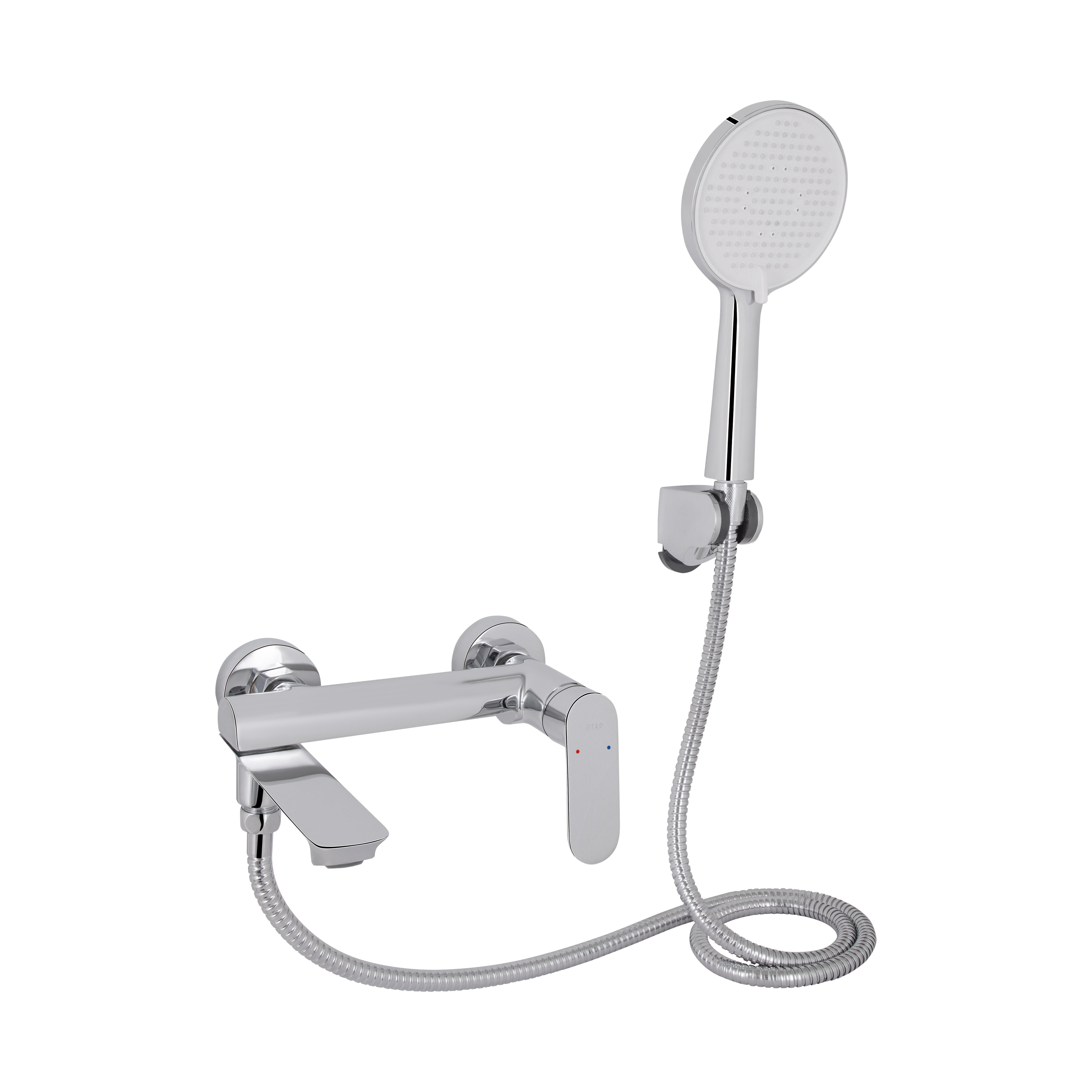 Смеситель для ванны Qtap Evia с поворотным изливом с душевым гарнитуром Chrome (QTEVI260CRM47578) Смеситель для ванны Qtap Evia с поворотным изливом с душевым гарнитуром Chrome (QTEVI260CRM47578)