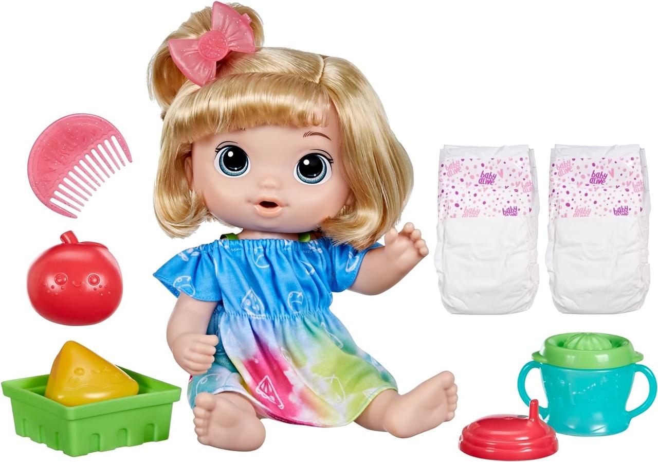 Лялька Baby Alive Fruity Sips Doll Lemon Toys блондинка (2053380765)