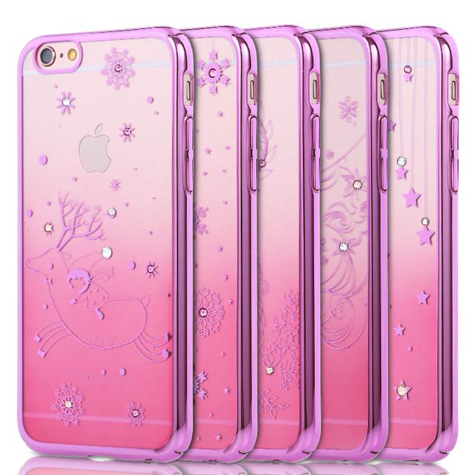Чехол-накладка Remax Wear it Christmas Series for iPhone 6/6S, Pink