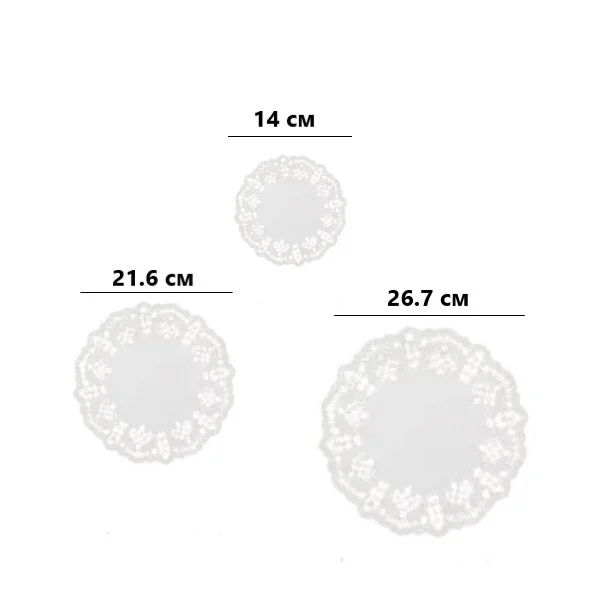 Набор кружевных салфеток Y02365 150 шт. - фото 12 Набор кружевных салфеток Y02365 150 шт. - фото 12