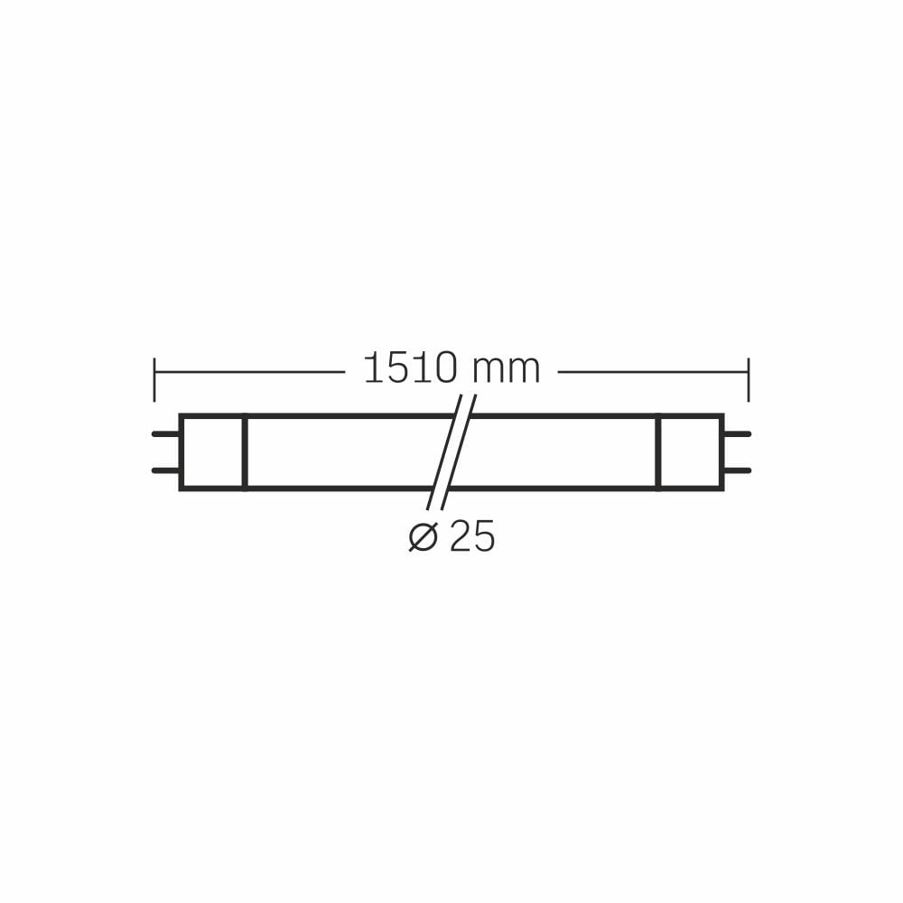 Лампа LED VIDEX T8 24 W 1.5M 6000K 185-265V матова (VLE-T8-24156) - фото 3