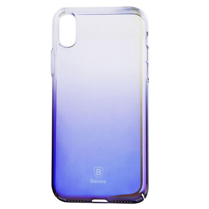 Чехол для телефона Baseus iPhone X/Xs Glaze Purple (WIAPIPHX-GC01)