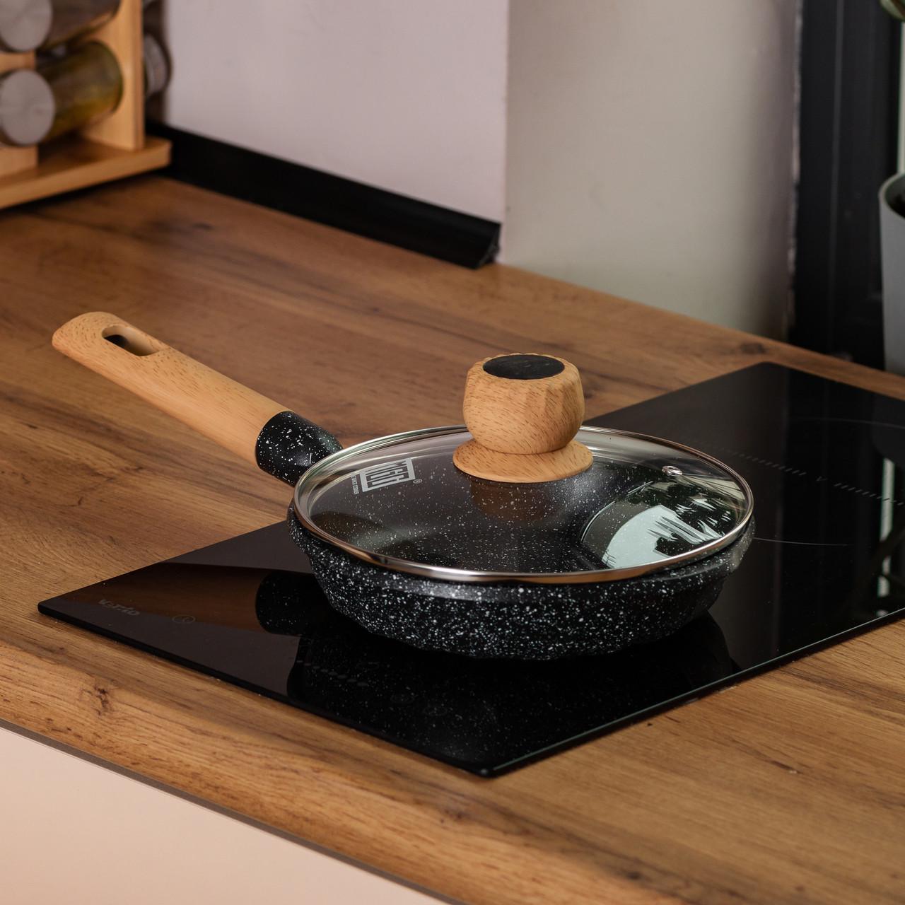 Сковорода універсальна MGC алюмінієва з антипригарним покриттям 20 см Чорний (2358506299) - фото 6 Сковорода універсальна MGC алюмінієва з антипригарним покриттям 20 см Чорний (2358506299) - фото 6