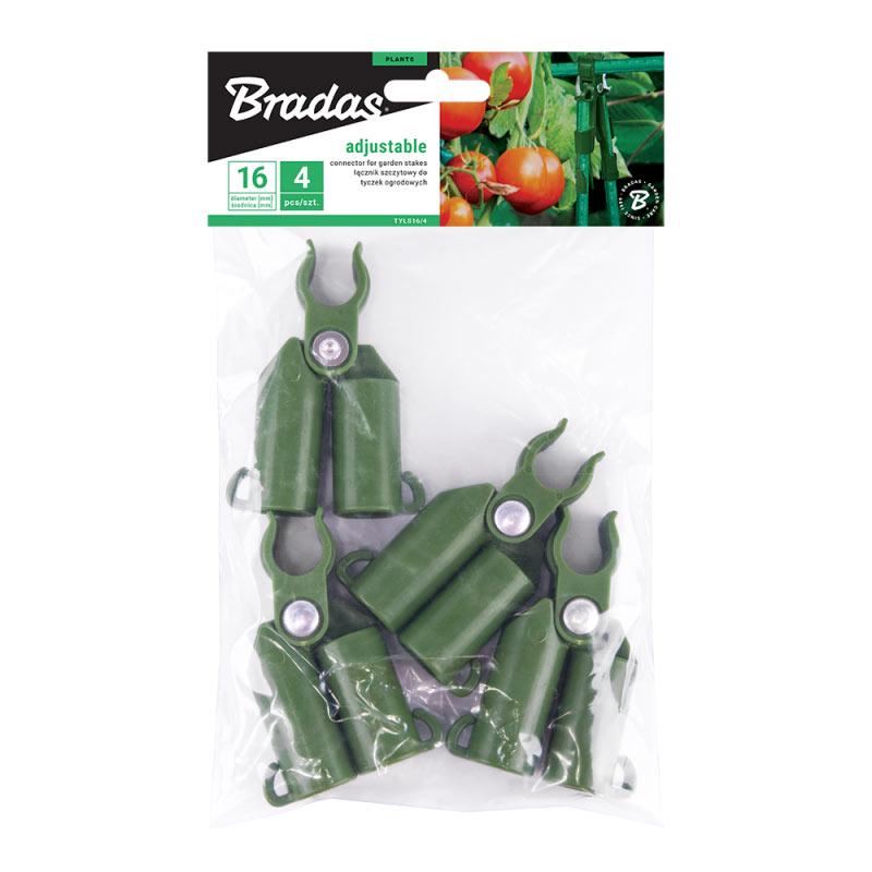 Соединитель Bradas TYLS16/4 угловой регулируемый для садовых опор 16 мм 4 шт. (49202) - фото 2 Соединитель Bradas TYLS16/4 угловой регулируемый для садовых опор 16 мм 4 шт. (49202) - фото 2
