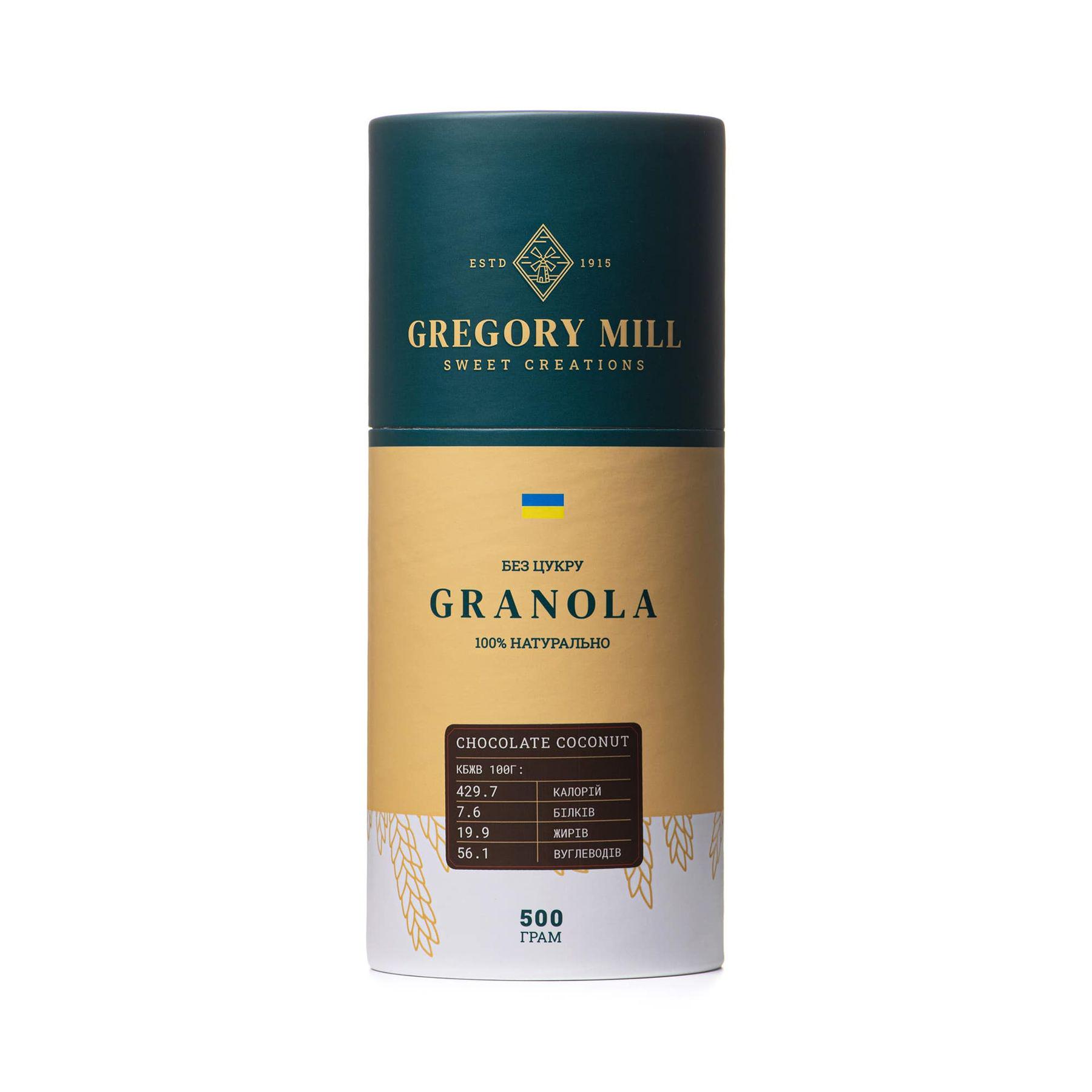 Гранола Gregory Mill Chocolate Coconut 500 г ( GM-03-02) - фото 2